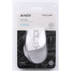 Миша A4Tech Fstyler FG30S Grey/White Wireless
