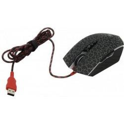 Миша A4Tech A70A Crackle Bloody Black USB