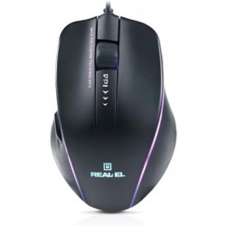 Миша REAL-EL RM-747 Black USB (EL123200028)