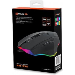 Миша REAL-EL RM-555 Black USB (EL123200032)