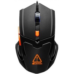 Миша Canyon Vigil Black/Orange USB (CND-SGM02RGB)
