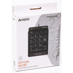 Клавіатура A4Tech FK13P Fstyler Numeric USB Black