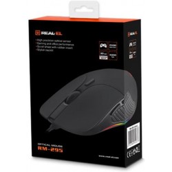 Миша REAL-EL RM-295 Black USB