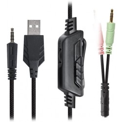 Навушники REAL-EL GDX-7620 Black (EL124100045)