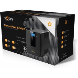 ДБЖ nJoy Horus Plus 1500 (PWUP-LI150H1-AZ01B) Lin.int., AVR, 4 x евро, USB, LCD, пластик ДБЖ nJoy Horus Plus 1500 (PWUP-LI150H1-AZ01B) Lin.int., AVR, 4 x евро, USB, LCD, пластик