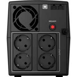 ДБЖ NJOY Keen (UPLI-LI150KU-CG01B) 1500 Lin.int. AVR USB (1500VA/1000W), 4x Schuko