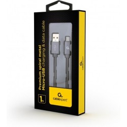 Кабель Cablexpert (CC-USB2S-AMmBM-1M-BG) USB 2.0 A - microUSB 1м Кабель Cablexpert (CC-USB2S-AMmBM-1M-BG) USB 2.0 A - microUSB 1м