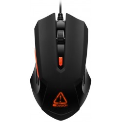 Миша Canyon Star Raider Black USB RGB (CND-SGM01)