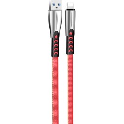 Кабель USB - Lightning, ColorWay, Red, 1м, 2.4A (CW-CBUL010-RD) Кабель USB - Lightning, ColorWay, Red, 1м, 2.4A (CW-CBUL010-RD)