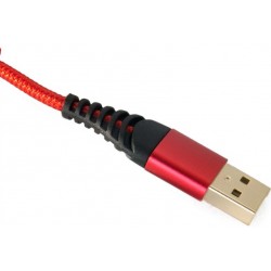 Кабель USB - Lightning, Extradigital, Red, 1.0м, 2.1A (KBU1758) Кабель USB - Lightning, Extradigital, Red, 1.0м, 2.1A (KBU1758)