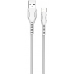 Кабель USB - microUSB, ColorWay, White, 1 м, 2.4A (CW-CBUM028-WH) Кабель USB - microUSB, ColorWay, White, 1 м, 2.4A (CW-CBUM028-WH)