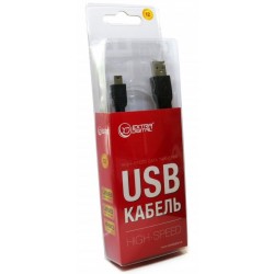 Кабель USB 2.0 - 0.5м AM/mini-B 5P Extradigital, блістер чорний (KBU1627) Кабель USB 2.0 - 0.5м AM/mini-B 5P Extradigital, блістер чорний (KBU1627)