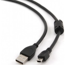 Кабель USB 2.0 - 1.8м AM/Mini Cablexpert CCF-USB2-AM5P-6, mini USB2.0, A-папа/mini USB 5-пин, 1.8 м. феррит (CCF-USB2-AM5P-6) Кабель USB 2.0 - 1.8м AM/Mini Cablexpert CCF-USB2-AM5P-6, mini USB2.0, A-папа/mini USB 5-пин, 1.8 м. феррит (CCF-USB2-AM5P-6)