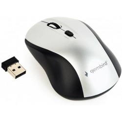 Миша Gembird MUSW-4B-02-BS Black/Silver USB Wireless
