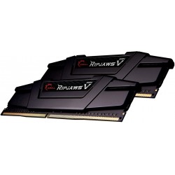 Пам'ять 32GB x2 (64GB kit) DDR4 3200MHz G.Skill Ripjaws V Black (F4-3200C16D-64GVK)