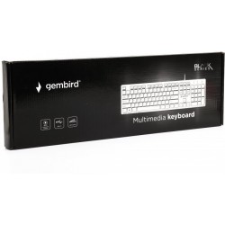 Клавіатура Gembird KB-MCH-03-W-UA USB White (KB-MCH-03-W-UA)