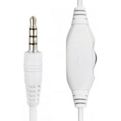 Навушники Gembird MHS-03-BKWT White (MHS-03-WTRD) Навушники Gembird MHS-03-BKWT White (MHS-03-WTRD)