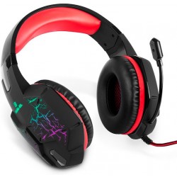 Навушники REAL-EL GDX-7750 Surround 7.1 Black/Red USB (GDX-7750)