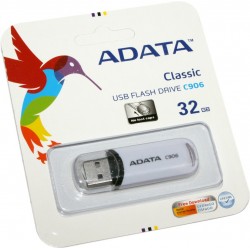 USB флеш-накопичувач 32GB ADATA C906 White (AC906-32G-RWH) USB флеш-накопичувач 32GB ADATA C906 White (AC906-32G-RWH)