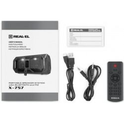 Акустика 1.0 REAL-EL X-757 Black UAH (X-757) Акустика 1.0 REAL-EL X-757 Black UAH (X-757)