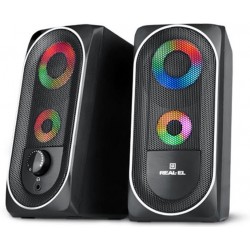 Акустика 2.0 REAL-EL S-110 Black UAH (S-110) Акустика 2.0 REAL-EL S-110 Black UAH (S-110)