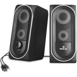 Акустика 2.0 REAL-EL S-110 Black UAH (S-110) Акустика 2.0 REAL-EL S-110 Black UAH (S-110)