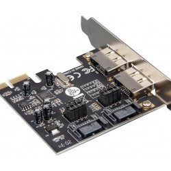 Контролер Frime ASM1061 (ECF-PCIEto2.2SATAIII.LP) PCI-E-2xеSATA+2xSATA III