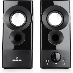 Акустика 2.0 REAL-EL S-90 Black (EL121100011) Акустика 2.0 REAL-EL S-90 Black (EL121100011)