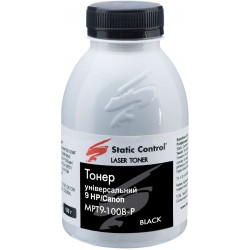 Тонер Static Control (HP Universal 1010/1200/2100/4000/5000) 100 г Black (MPT9-100B-P)