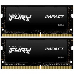 Пам'ять SO-DIMM 32GB x2 (64GB kit) DDR4 3200MHz Kingston Fury Impact (KF432S20IBK2/64) Пам'ять SO-DIMM 32GB x2 (64GB kit) DDR4 3200MHz Kingston Fury Impact (KF432S20IBK2/64)