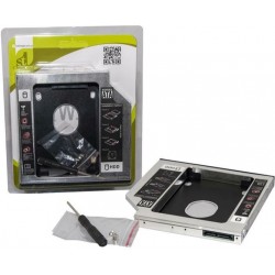 Кішеня-адаптер 1stCharger 2.5" замість дисководу 12.7" SATA/mSATA (HDC1ST127-1) Кішеня-адаптер 1stCharger 2.5" замість дисководу 12.7" SATA/mSATA (HDC1ST127-1)