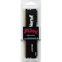 Пам'ять 16GB DDR4 3600MHz Kingston Fury Beast Black (KF436C18BB/16)