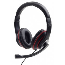 Навушники Gembird MHS-03 Black/Red (MHS-03-BKRD) Навушники Gembird MHS-03 Black/Red (MHS-03-BKRD)