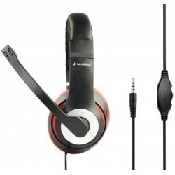 Навушники Gembird MHS-03 Black/Red (MHS-03-BKRD) Навушники Gembird MHS-03 Black/Red (MHS-03-BKRD)