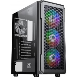 Корпус 2E Gaming Hexagon Black (2E-G338) Корпус 2E Gaming Hexagon Black (2E-G338)