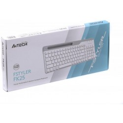 Клавіатура A4Tech Fstyler FK25 White USB