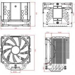 Кулер до процесора ID-COOLING SE-226-XT Black