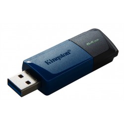 USB3.2 флеш-накопичувач 64GB Kingston DataTraveler Exodia M Black/Blue (DTXM/64GB) USB3.2 флеш-накопичувач 64GB Kingston DataTraveler Exodia M Black/Blue (DTXM/64GB)
