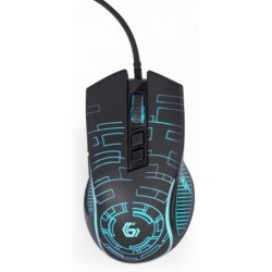 Миша Gembird MUSG-RGB-01 Black USB