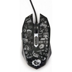 Миша Gembird MUS-6B-GRAFIX-01 Black USB
