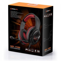 Навушники REAL-EL GDX-7590 Black/Red