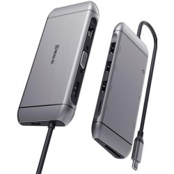 Концентратор USB REAL-EL CQ-900 Space Grey, 3xUSB3.0, RJ-45, HDMI, VGA, SD/miniSD Концентратор USB REAL-EL CQ-900 Space Grey, 3xUSB3.0, RJ-45, HDMI, VGA, SD/miniSD