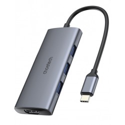 Концентратор USB HUB-M19 7 in 1, 3xUSB3.0, HDMI Концентратор USB HUB-M19 7 in 1, 3xUSB3.0, HDMI