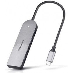 Концентратор USB REAL-EL CQ-415 Space Grey, 4xUSB3.0 (EL123110001) Концентратор USB REAL-EL CQ-415 Space Grey, 4xUSB3.0 (EL123110001)