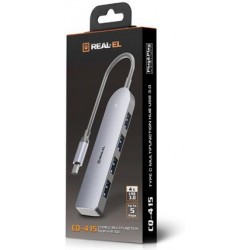 Концентратор USB REAL-EL CQ-415 Space Grey, 4xUSB3.0 (EL123110001) Концентратор USB REAL-EL CQ-415 Space Grey, 4xUSB3.0 (EL123110001)
