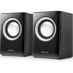 Акустика 2.0 REAL-EL S-215 Black Акустика 2.0 REAL-EL S-215 Black