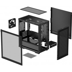 Корпус Deepcool CH370 Black (R-CH370-BKNAM1-G-1) Корпус Deepcool CH370 Black (R-CH370-BKNAM1-G-1)