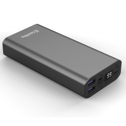 Зовнішній акумулятор 20000 mAh ColorWay Gray 22.5W Type-C+Lightning LED QuickCharge3.0 (CW-PB200LPH3GR-PDD)