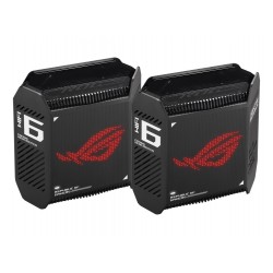 Роутер ASUS ROG Rapture Gaming Mesh System GT6 2PK Black (GT6(B-2-PK)) Роутер ASUS ROG Rapture Gaming Mesh System GT6 2PK Black (GT6(B-2-PK))