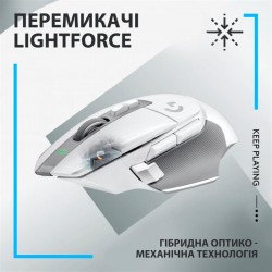 Миша Logitech G502 X Lightspeed White Wireless (910-006189) Миша Logitech G502 X Lightspeed White Wireless (910-006189)